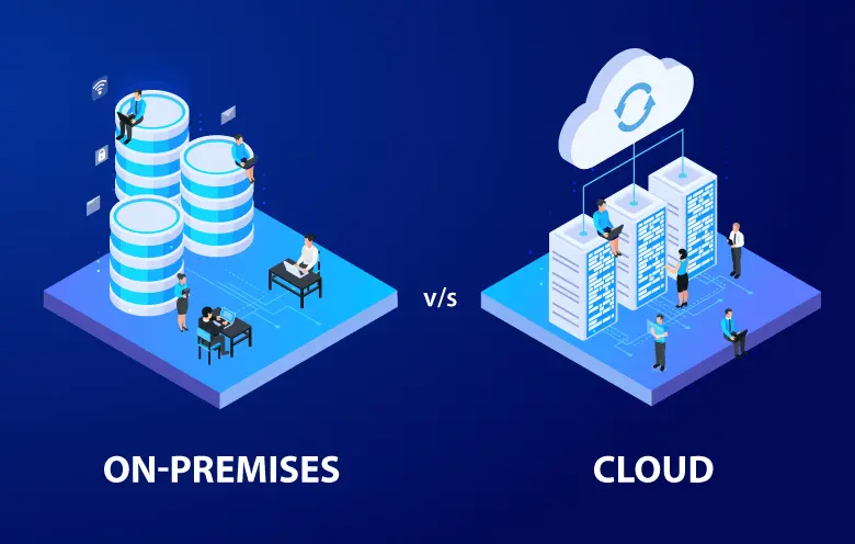 On-premise server và cloud server 