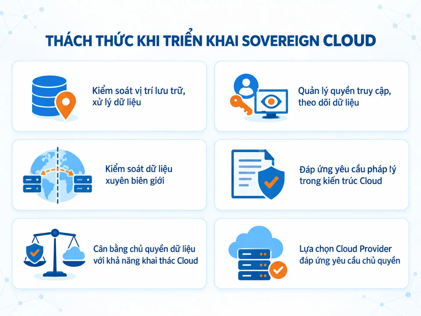 Những thách thức khi triển khai Sovereign Cloud